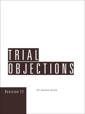 cover image of Trial Objections